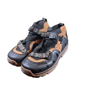 Teva Men's Gonzo Rings Hiking Trail Sandals Size 7 Rubber & Suede Brown & Black